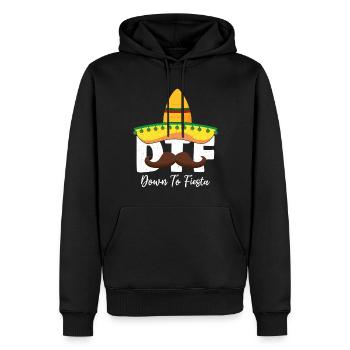 Cinco De Mayo : Jusqu’à la Fiesta Sombrero - Sweat à capuche Premium bio Homme - noir - Devant - Nico (187cm)