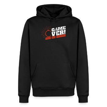avant - Sweat à capuche Premium bio Homme - noir - Devant - Nico (187cm)