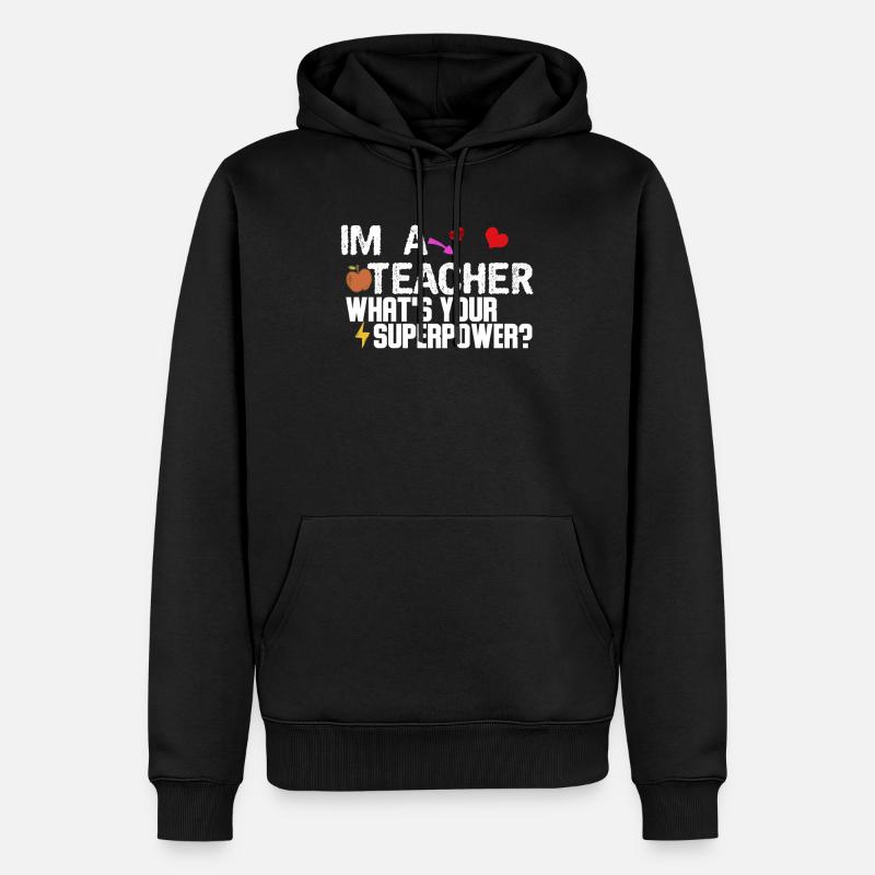 Lehramt - Männer Premium Bio Hoodie - Schwarz
