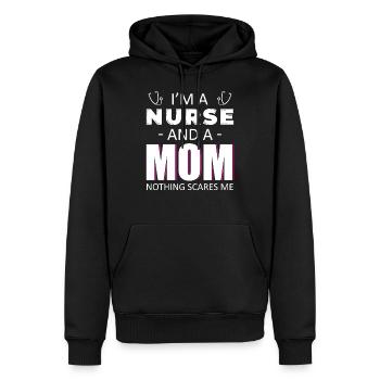 Nurse nurse - Men’s Premium Organic Hoodie - black - Front - Nico (187cm)