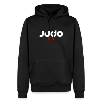 Judo - Männer Premium Bio Hoodie - Schwarz - Vorne - Nico (187cm)