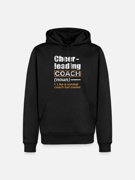 Cheerleader - Männer Premium Bio Hoodie - Schwarz