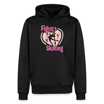 Eiskunstlaufen - Männer Premium Bio Hoodie - Schwarz - Vorne - Nico (187cm)
