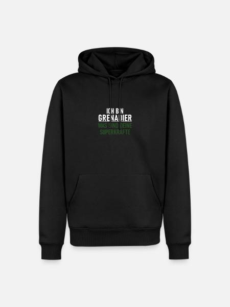 Grenadier - Männer Premium Bio Hoodie - Schwarz