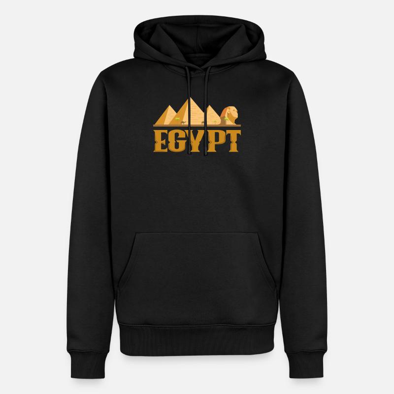 Ägypten - Männer Premium Bio Hoodie - Schwarz
