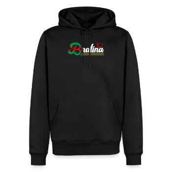 Bratina Bratan Russland - Männer Premium Bio Hoodie - Schwarz - Vorne - Nico (187cm)