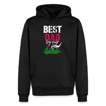 Golf Golfer Golf Ball Golf Course Golf Club Caddy - Men’s Premium Organic Hoodie - black - Front - Nico (187cm)