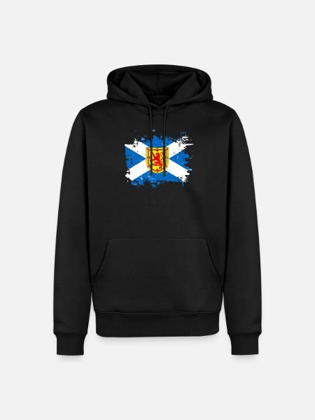 Schottland - Männer Premium Bio Hoodie - Schwarz
