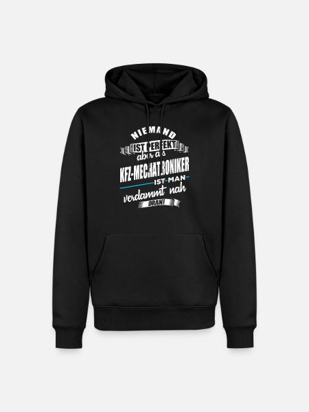 Kfz-Mechatroniker - Männer Premium Bio Hoodie - Schwarz