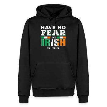 Irisch Irland - Männer Premium Bio Hoodie - Schwarz - Vorne - Nico (187cm)