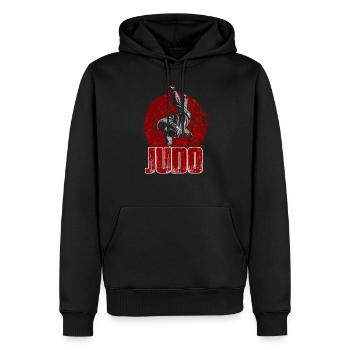 Judo - Männer Premium Bio Hoodie - Schwarz - Vorne - Nico (187cm)