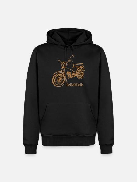 Simson Oststück - Männer Premium Bio Hoodie - Schwarz
