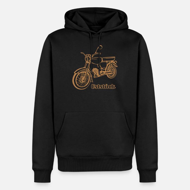 Simson Oststück - Männer Premium Bio Hoodie - Schwarz