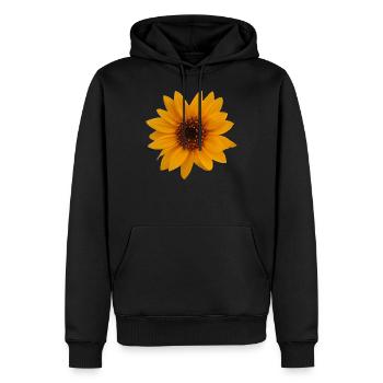 Sonnenblume Baby Blumen Sonnenblume Sonne Sonne - Männer Premium Bio Hoodie - Schwarz - Vorne - Nico (187cm)