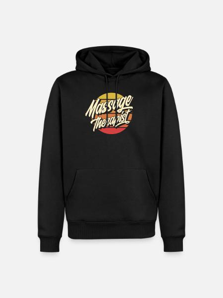 Massage therapist masseur - Men’s Premium Organic Hoodie - black