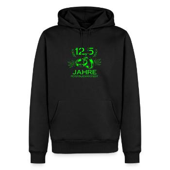 Petersilien Hochzeit Hochzeitstag Ehe Geschenk - Männer Premium Bio Hoodie - Schwarz - Vorne - Nico (187cm)