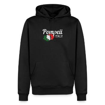 Pompeii Italy Cool Travel Souvenir - Männer Premium Bio Hoodie - Schwarz - Vorne - Nico (187cm)