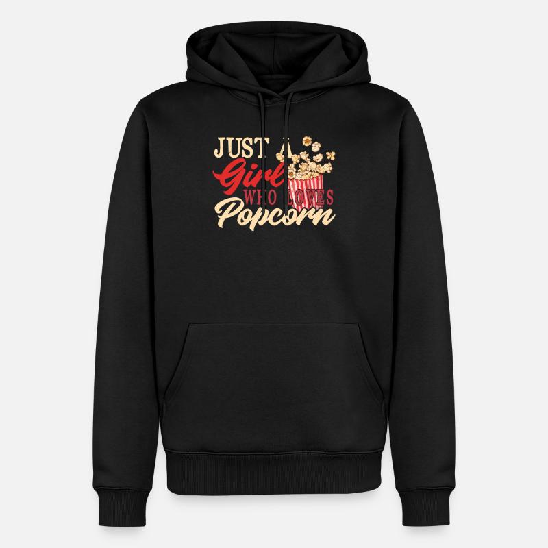 Femme pop-corn - Sweat à capuche Premium bio Homme - noir