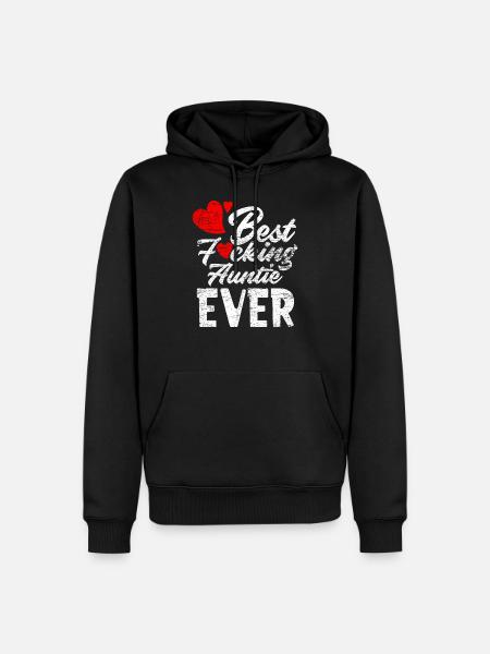 Best aunt - Men’s Premium Organic Hoodie - black