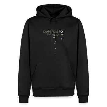 For Everyone - Männer Premium Bio Hoodie - Schwarz - Vorne - Nico (187cm)