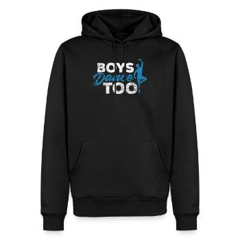 Ballett Junge - Männer Premium Bio Hoodie - Schwarz - Vorne - Nico (187cm)