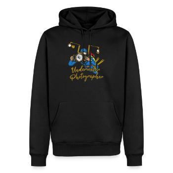 Photographer diver underwater photographer saying - Men’s Premium Organic Hoodie - black - Front - Nico (187cm)