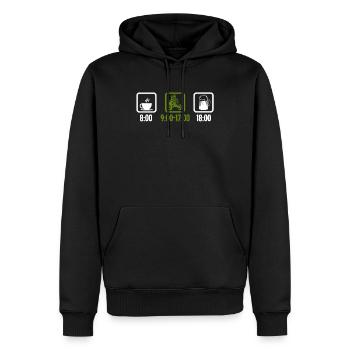 Cooles ATV Quad Fahrer Geschenk - Männer Premium Bio Hoodie - Schwarz - Vorne - Nico (187cm)