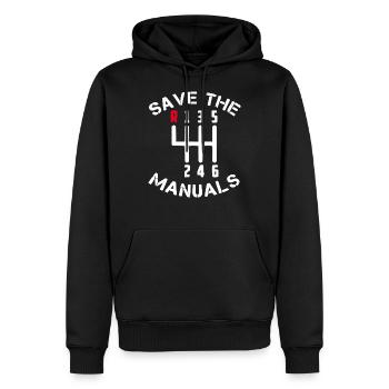 Enregistrer les manuels Car Tuning Race Turbo Boost - Sweat à capuche Premium bio Homme - noir - Devant - Nico (187cm)