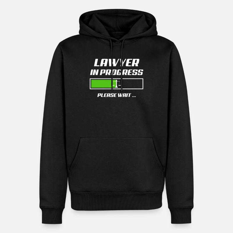 Rechtsanwalt Student - Männer Premium Bio Hoodie - Schwarz