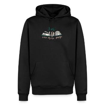 Bookworms & Bookworm Book Gift - Sweat à capuche Premium bio Homme - noir - Devant - Nico (187cm)