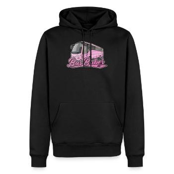 Bus Babes | Cadeau de chauffeur de bus - Sweat à capuche Premium bio Homme - noir - Devant - Nico (187cm)