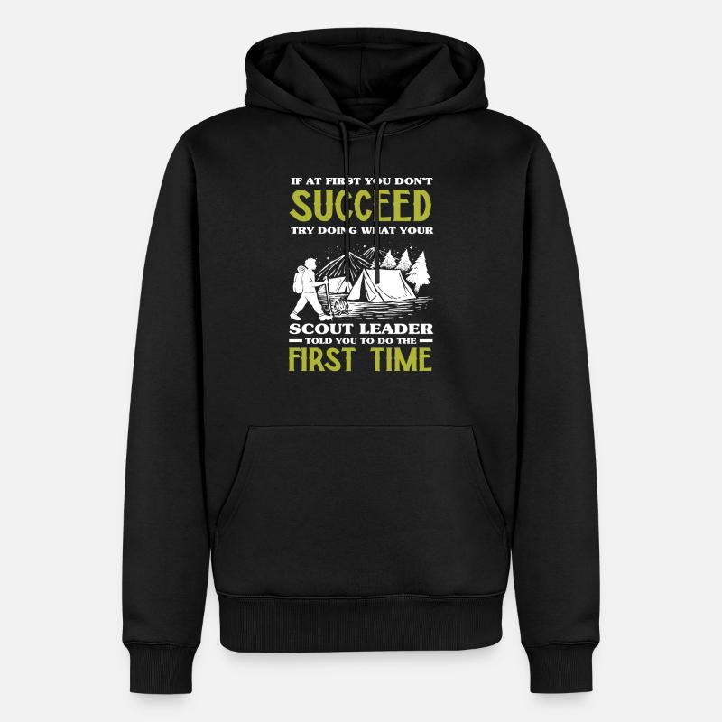 Scouts De Motivation Aventure - Sweat à capuche Premium bio Homme - noir