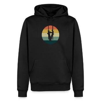 Tree Care Tree Cutter Tree Grimpeur Idée cadeau - Sweat à capuche Premium bio Homme - noir - Devant - Nico (187cm)