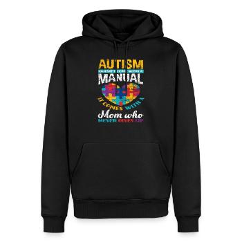 Autismus Mutter - Männer Premium Bio Hoodie - Schwarz - Vorne - Nico (187cm)