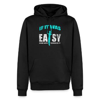 Turnen Jungs Turner Geschenk - Männer Premium Bio Hoodie - Schwarz - Vorne - Nico (187cm)