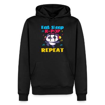 K-Pop Kpop Musik Korea Asien Fan - Männer Premium Bio Hoodie - Schwarz - Vorne - Nico (187cm)
