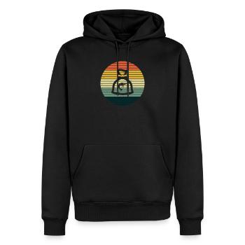 Shrimp Breeding Shrimp Aquarian Vintage Gift - Men’s Premium Organic Hoodie - black - Front - Nico (187cm)