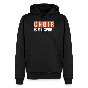 Chef de Choeur Musique Professeur de Musique Amusant Maestro - Sweat à capuche Premium bio Homme - noir - Devant - Nico (187cm)