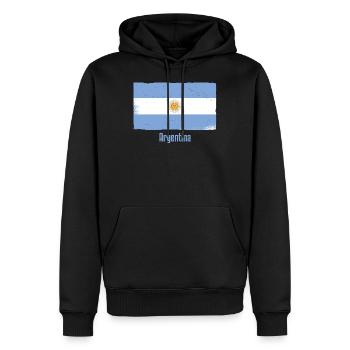 From Argentina - Männer Premium Bio Hoodie - Schwarz - Vorne - Nico (187cm)