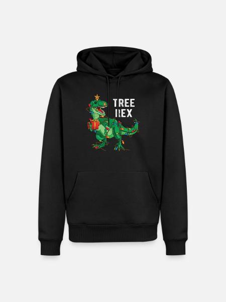 Tree Rex - Men’s Premium Organic Hoodie - black