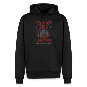 Zocker Videospiel Geburtstag Gamer Geboren In 1986 - Männer Premium Bio Hoodie - Schwarz - Vorne - Nico (187cm)
