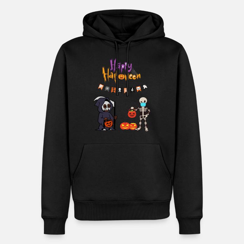 Halloween Kostüm tolle Geschenkidee - Männer Premium Bio Hoodie - Schwarz