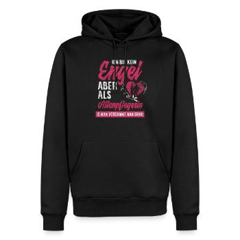 Altenpflegerin Beruf Pflegerin Geschenk - Männer Premium Bio Hoodie - Schwarz - Vorne - Nico (187cm)