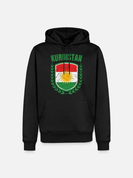 Kurdistan - Sweat à capuche Premium bio Homme - noir