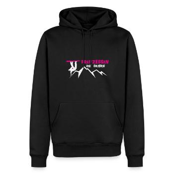 Ski Sking Snowboard Wintersport Skifahrer - Männer Premium Bio Hoodie - Schwarz - Vorne - Nico (187cm)