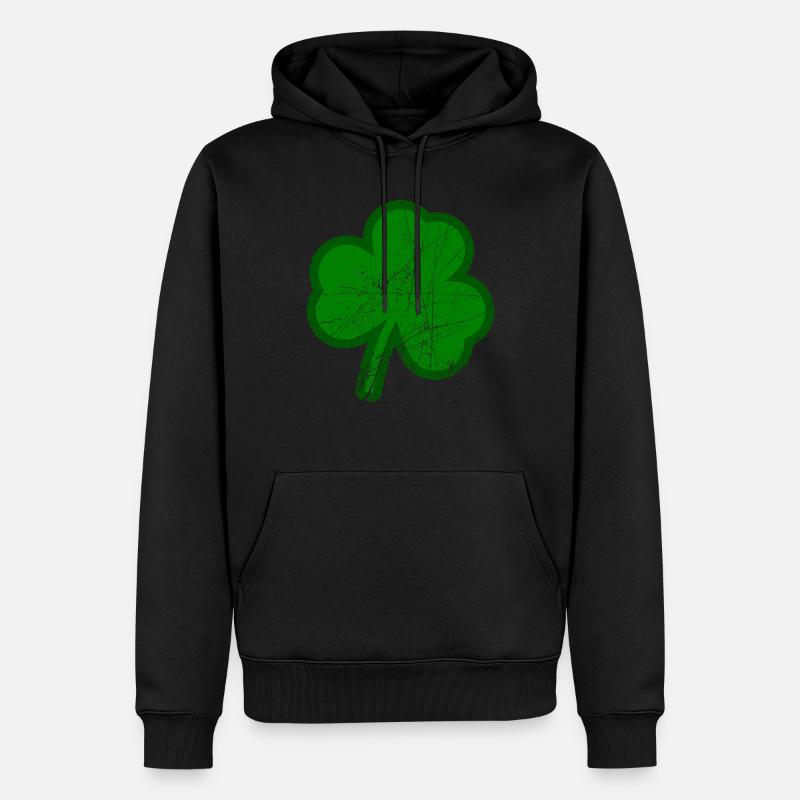 Saint-Patrick - Sweat à capuche Premium bio Homme - noir