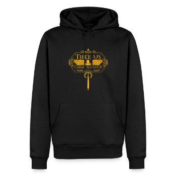 Römische Kaiser - Tiberius - Männer Premium Bio Hoodie - Schwarz - Vorne - Nico (187cm)
