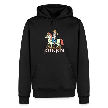 Knight Girl - Chevalier de la progéniture - Sweat à capuche Premium bio Homme - noir - Devant - Nico (187cm)