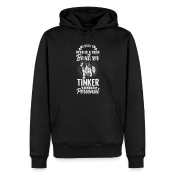 Die meisten Pferde haben Besitzer - Tinker - Männer Premium Bio Hoodie - Schwarz - Vorne - Nico (187cm)