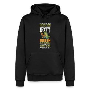 Enttäuscht vom Menschen - Zahntechniker - Männer Premium Bio Hoodie - Schwarz - Vorne - Nico (187cm)